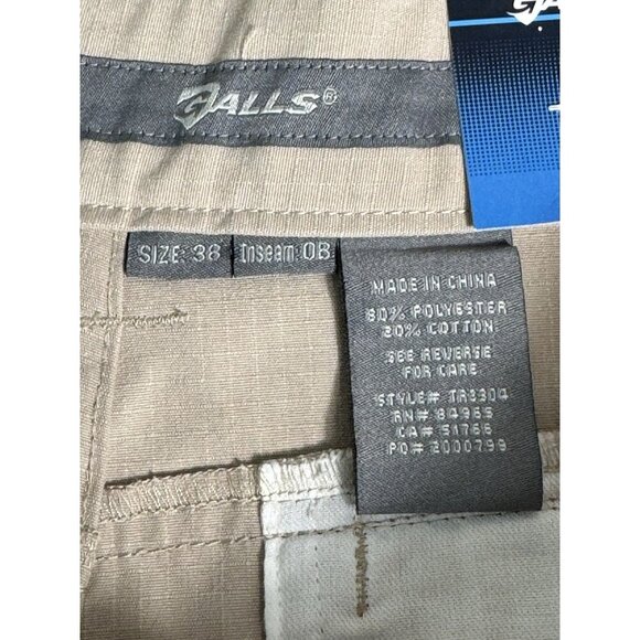 GALLS Field Operative Pants‎ Mens 38 Unhemmed Khaki - Picture 9 of 12